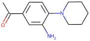 1-[3-Amino-4-(piperidin-1-yl)phenyl]ethan-1-one