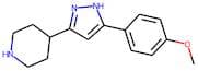 4-[5-(4-Methoxyphenyl)-1H-pyrazol-3-yl]piperidine