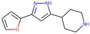 4-[3-(Furan-2-yl)-1H-pyrazol-5-yl]piperidine
