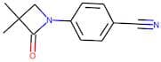 4-(3,3-Dimethyl-2-oxoazetidin-1-yl)benzonitrile