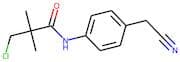 3-Chloro-N-[4-(cyanomethyl)phenyl]-2,2-dimethylpropanamide