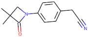 2-[4-(3,3-Dimethyl-2-oxoazetidin-1-yl)phenyl]acetonitrile