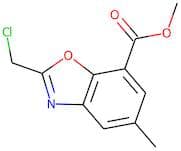 Methyl 2-(chloromethyl)-5-methyl-1,3-benzoxazole-7-carboxylate