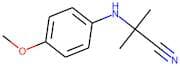 2-[(4-Methoxyphenyl)amino]-2-methylpropanenitrile