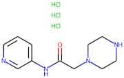 2-(Piperazin-1-yl)-N-(pyridin-3-yl)acetamide trihydrochloride