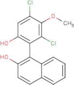 1-(2,4-Dichloro-6-hydroxy-3-methoxyphenyl)naphthalen-2-ol