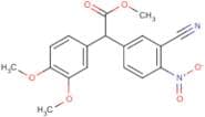 Methyl 2-(3-cyano-4-nitrophenyl)-2-(3,4-dimethoxyphenyl)acetate