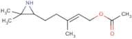 (E)-5-(3,3-Dimethylaziridin-2-yl)-3-methylpent-2-en-1-yl acetate