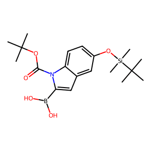 5-{[(tert-Butyl)dimethylsilyl]oxy}-1H-indole-2-boronic acid, N-BOC protected