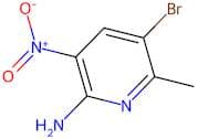 2-Amino-5-bromo-6-methyl-3-nitropyridine
