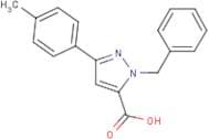 1-Benzyl-3-p-tolyl-1h-pyrazole-5-carboxylic acid