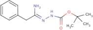 N'-[1-Amino-2-phenylethylidene]hydrazinecarboxylic acid tert-butyl ester