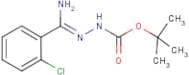 N'-[1-Amino-1-(2-chlorophenyl)methylidene]hydrazinecarboxylic acid tert-butyl ester