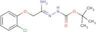 N'-[1-Amino-2-(2-chlorophenoxy)ethylidene]hydrazinecarboxylic acid tert-butyl ester