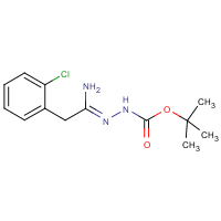N'-[1-Amino-2-(2-chlorophenyl)ethylidene]hydrazinecarboxylic acid tert-butyl ester