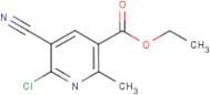 Ethyl 6-chloro-5-cyano-2-methylnicotinate