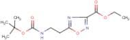 Ethyl 5-(2-tert-butyloxycarbonylaminoethyl)-[1,2,4]oxadiazole-3-carboxylate