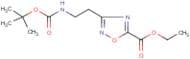Ethyl 3-(2-tert-butyloxycarbonylaminoethyl)-[1,2,4]oxadiazole-5-carboxylate