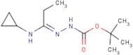 N'-[1-Cyclopropylaminopropylidene]hydrazinecarboxylic acid tert-butyl ester