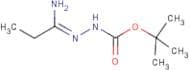 N'-[1-Aminopropylidene]hydrazinecarboxylic acid tert-butyl ester