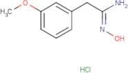 2-(3-Methoxyphenyl)acetamidoxime hydrochloride