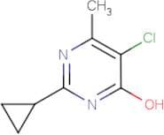 5-Chloro-2-cyclopropyl-6-methyl-pyrimidin-4-ol