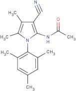 N-[3-Cyano-4,5-dimethyl-1-(2,4,6-trimethyl-phenyl)-1H-pyrrol-2-yl]-acetamide