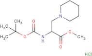 2-tert-Butoxycarbonylamino-3-piperidin-1-yl-propionic acid methyl ester hydrochloride