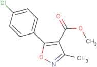 5-(4-Chloro-phenyl)-3-methyl-isoxazole-4-carboxylic acid methyl ester