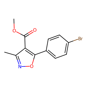 5-(4-Bromo-phenyl)-3-methyl-isoxazole-4-carboxylic acid methyl ester