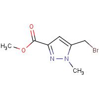 5-Bromomethyl-1-methyl-1H-pyrazole-3-carboxylic acid methyl ester