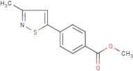 4-(3-Methyl-isothiazol-5-yl)-benzoic acid methyl ester
