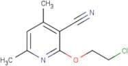 2-(2-Chloroethoxy)-4,6-dimethylnicotinonitrile