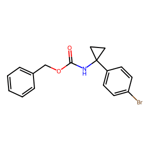Benzyl (1-(4-bromophenyl)cyclopropyl)carbamate