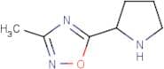 3-Methyl-5-(pyrrolidin-2-yl)-1,2,4-oxadiazole