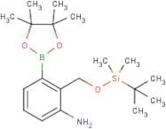 2-(((tert-Butyldimethylsilyl)oxy)methyl)-3-(4,4,5,5-tetramethyl-1,3,2-dioxaborolan-2-yl)aniline