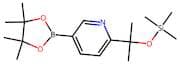 5-(4,4,5,5-Tetramethyl-1,3,2-dioxaborolan-2-yl)-2-(2-((trimethylsilyl)oxy)propan-2-yl)pyridine