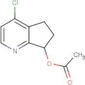 4-Chloro-6,7-dihydro-5H-cyclopenta[b]pyridin-7-yl acetate