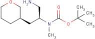 tert-Butyl ((S)-1-amino-3-((R)-tetrahydro-2H-pyran-3-yl)propan-2-yl)(methyl)carbamate