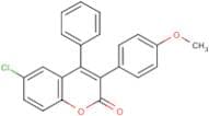 6-Chloro-3-(4’-methoxyphenyl)-4-phenylcoumarin