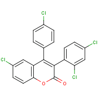 6-Chloro-4-(4’-chlorophenyl)-3-(2’,4’-dichlorophenyl)coumarin