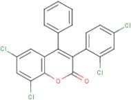 6,8-Dichloro-3-(2',4'-dichlorophenyl)-4-phenylcoumarin