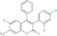 6-Chloro-3-(2’,4’-dichlorophenyl)-7-methyl-4-phenylcoumarin