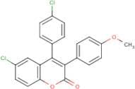 6-Chloro-4-(4’-chlorophenyl)-3-(4’-methoxyphenyl)coumarin