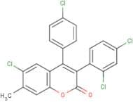 6-Chloro-4(4’-chlorophenyl)-3-(2’,4’-dichlorophenyl)-7-methylcoumarin