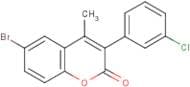 6-Bromo-3-(3’-chlorophenyl)-4-methylcoumarin