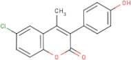 6-Chloro-3-(4’-hydroxyphenyl)-4-methylcoumarin