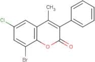 8-Bromo-6-chloro-4-methyl-3-phenylcoumarin