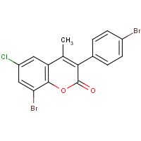 8-Bromo-3-(4’-bromophenyl)-6-chloro-4-methylcoumarin