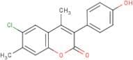 6-Chloro-4,7-dimethyl-3-(4’-hydroxyphenyl)coumarin